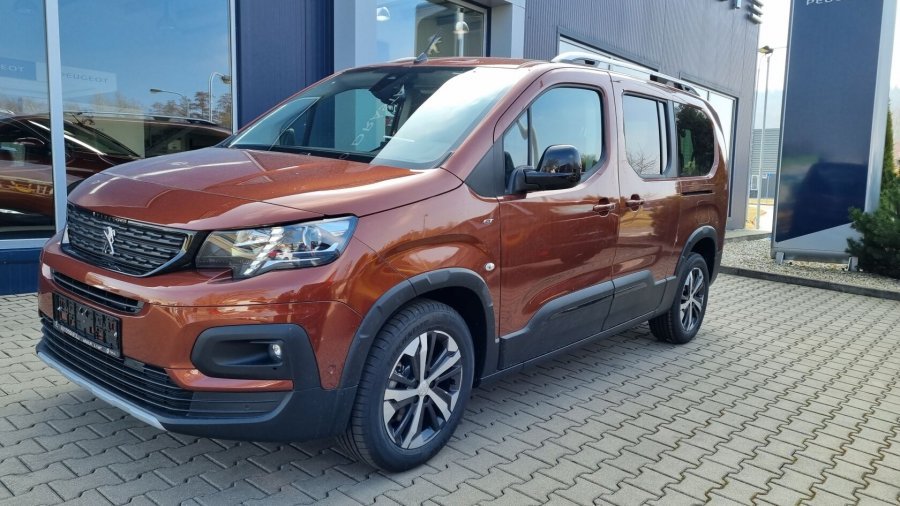 Peugeot Rifter, GT LONG 7-míst 1.2 130k EAT8, barva oranžová