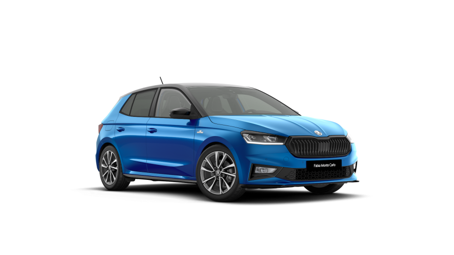 Škoda Fabia, 1,0 TSI 85 kW 6° manuální, barva modrá