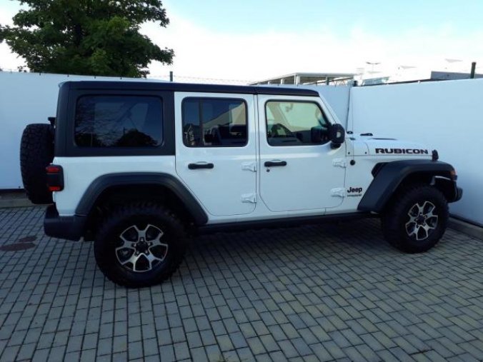 Jeep Wrangler, 2,0T 270 PS Rubicon Unlimited, barva bílá