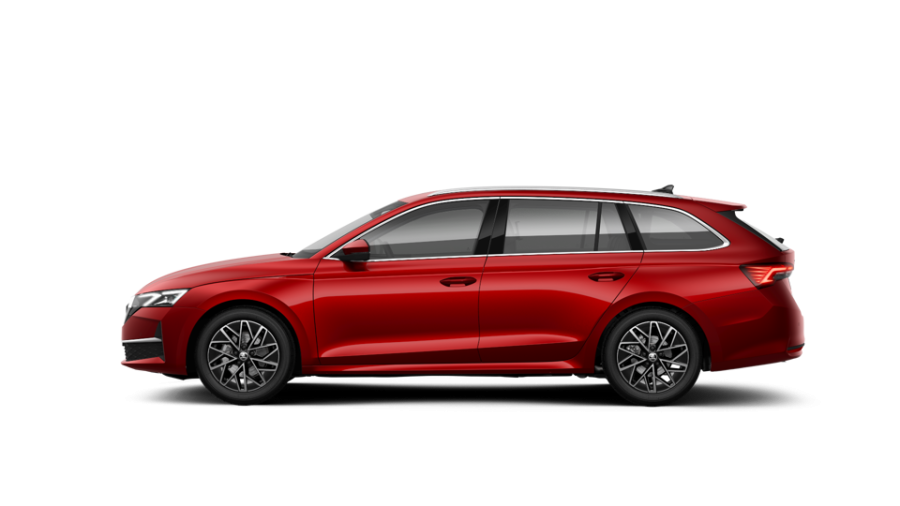 Škoda Octavia, 1,5 TSI m-HEV 110 kW 7° automatická DSG, barva červená