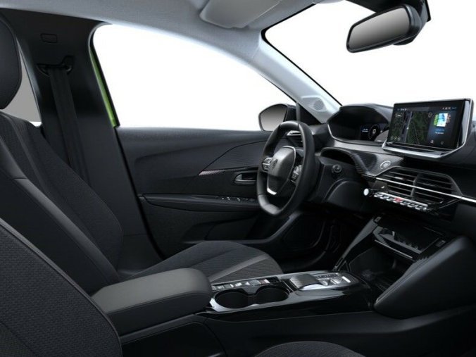 Peugeot 208, Peugeot 208 ALLURE Elektromotor 115 kW / 156 k (Baterie 51 kWh), barva žlutá