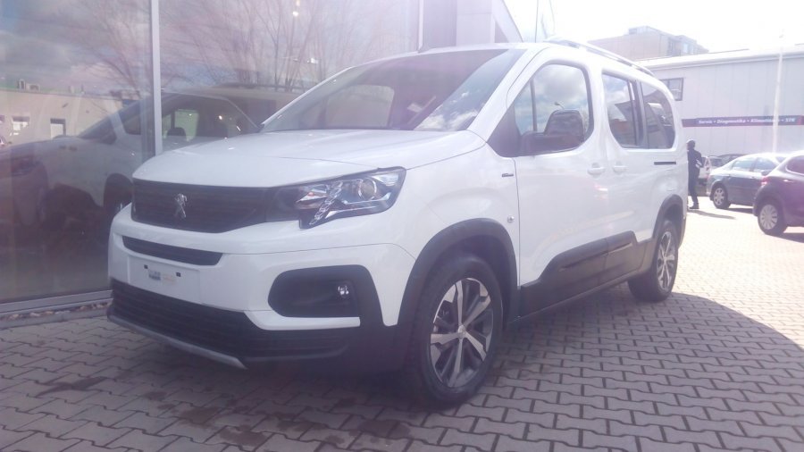 Peugeot Rifter, LONG GT LINE 1.2 PureTech 130 S&S EAT8 NAVI, barva bílá