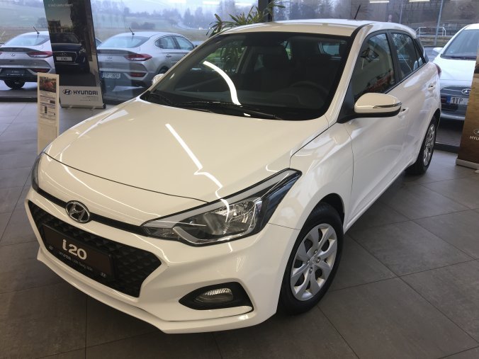 Hyundai i20, 1,25i 55 kW (95 NAT) 5 st. man, barva bílá