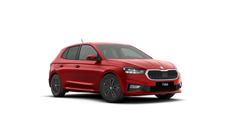 Škoda Fabia, 1,0 TSI 85 kW 7° automatická DSG, barva červená