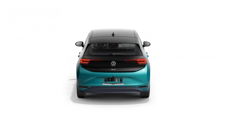 Volkswagen ID.3, ID.3 Family, výk.150 kW, kapac. 58 kWh, barva tyrkysová