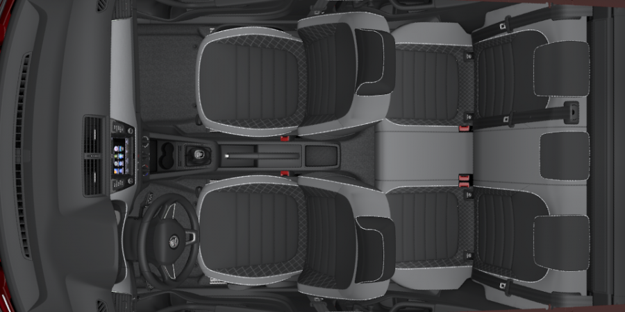 Škoda Fabia, 1,0 TSI 70 kW 5-stup. mech., barva červená