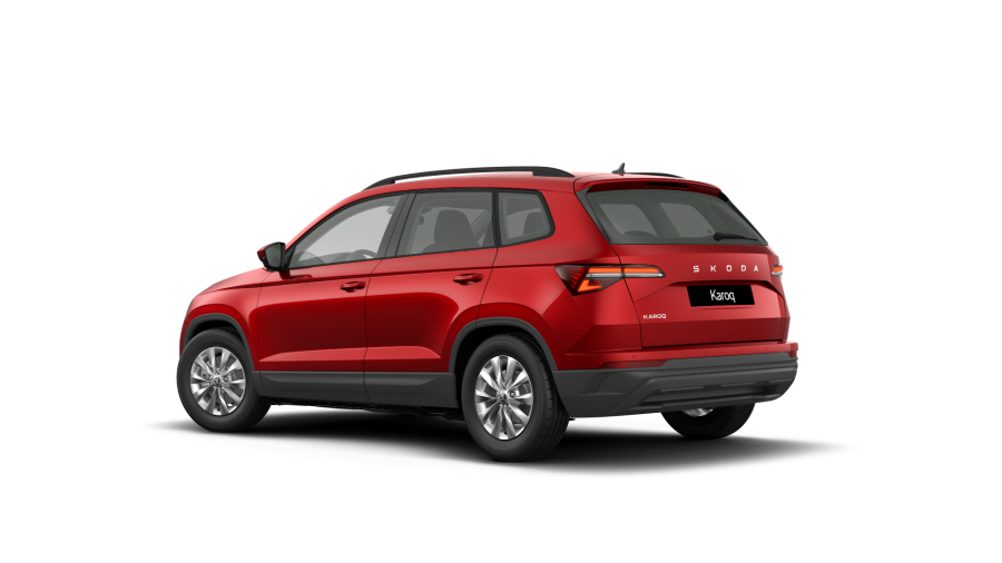 Škoda Karoq, 1,5 TSI 110 kW 7° automatická DSG, barva červená