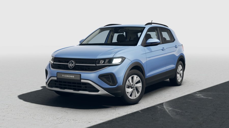 Volkswagen T-Cross, T-Cross People 1.0 TSI 85 kW 7DSG, barva modrá