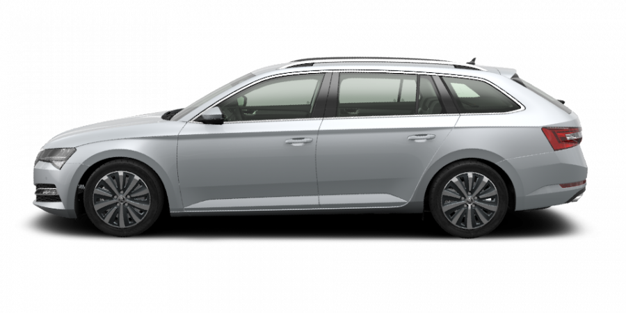 Škoda Superb, 2,0 TSI 200 kW 7-speed automat. 4x4, barva stříbrná