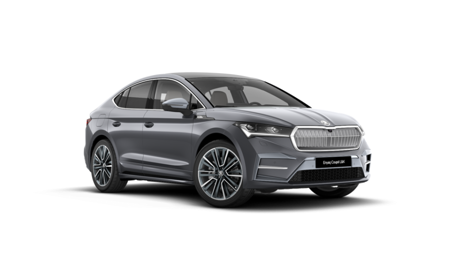 Škoda Enyaq iV, 82 kWh 210,00 kW 1-stup. automat. 4x4, barva šedá