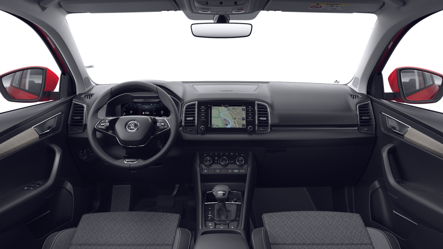 Škoda Karoq, 1,5 TSI 110 kW 7-stup. automat., barva červená