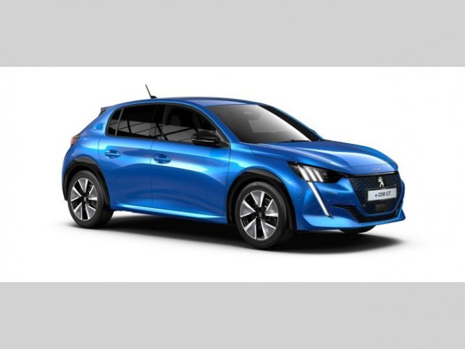 Peugeot 208, e-GT 136k 50 kWh, barva modrá