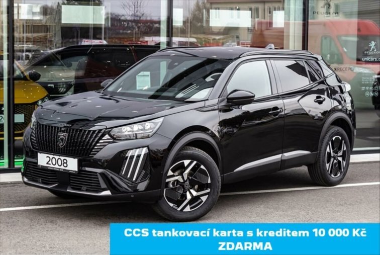 Peugeot 2008, Peugeot 2008 1,2 ALLURE Hybrid 136 e-DCS6, barva černá