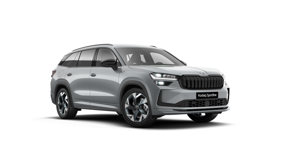 Škoda Kodiaq, 2,0 TDI 142 kW 7° automatická DSG 4x4, barva stříbrná
