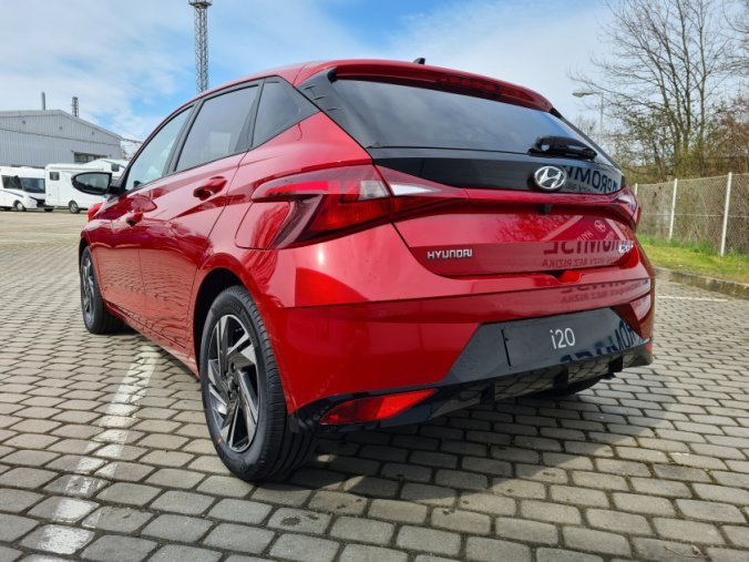 Hyundai i20, 1,0 T-GDI 74 kW 6st. manuální, barva červená