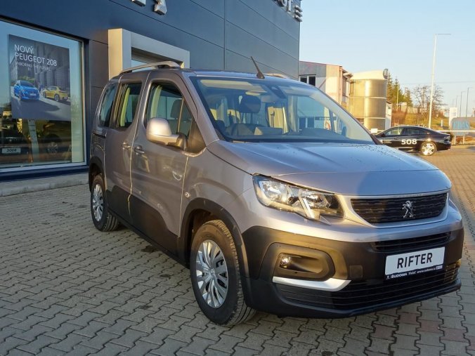 Peugeot Rifter, ACTIVE 1.2 PureTech 110k MAN 6, barva šedá