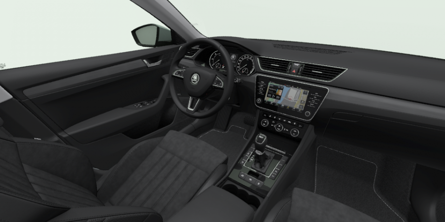 Škoda Superb, 2,0 TDI 110 kW 7-stup. automat., barva stříbrná