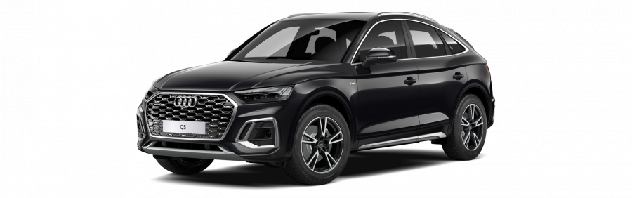 Audi Q5 Sportsback, Q5 SB S line 40 TDI 150kW quattro, barva černá