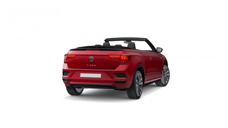 Volkswagen T-Roc, T-Roc Cabriolet R-Line 1,5 TSI ACT 6G, barva červená