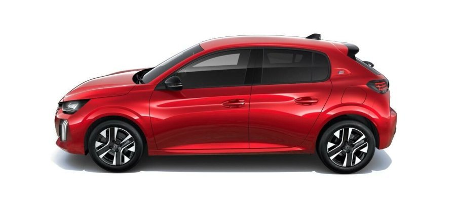 Peugeot 208, Peugeot 208 ALLURE Hybrid 110 e-DCS6, barva červená