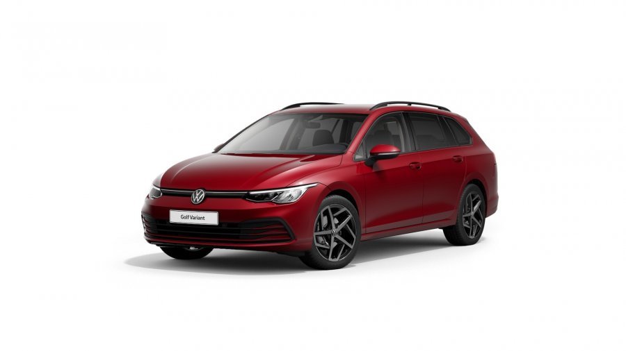 Volkswagen Golf Variant, Golf Variant Life 1,0 TSI 6G, barva červená