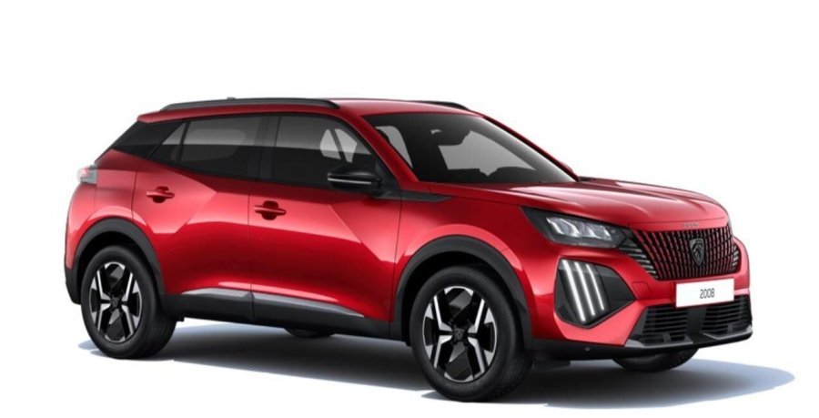 Peugeot 2008, Peugeot 2008 ALLURE Hybrid 145 e-DCS6, barva červená