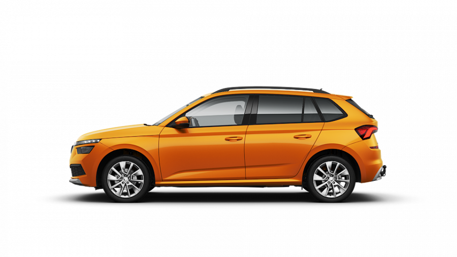 Škoda Kamiq, 1,0 TSI 81 KW 6-stup. mech., barva oranžová