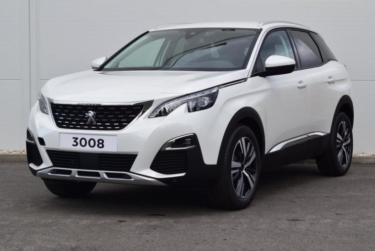 Peugeot 3008, ALLURE 1.5 BlueHDi 130k, EAT8, barva bílá