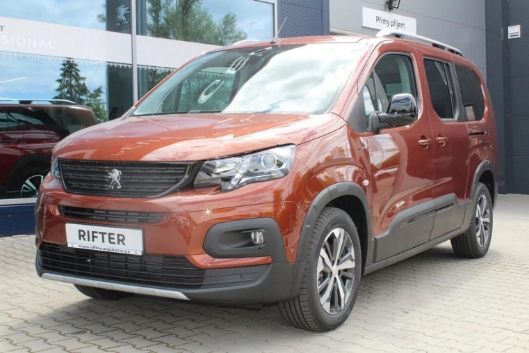 Peugeot Rifter, LONG GT-LINE 1.5 96KW, barva oranžová