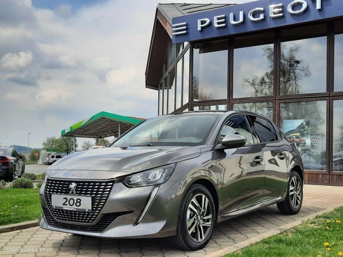 Peugeot 208, ALLURE PACK 1.2PT 100 M6, barva šedá