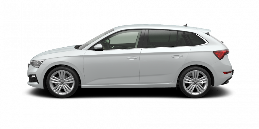 Škoda Scala, 1,0 TSI 81 KW 6-stup. mech., barva bílá