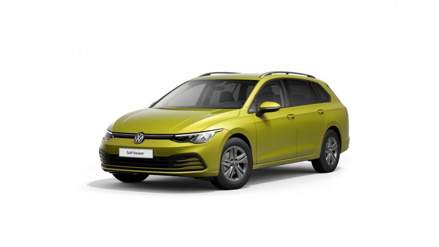 Volkswagen Golf Variant, Golf Variant Life 1,0 TSI 6G, barva žlutá