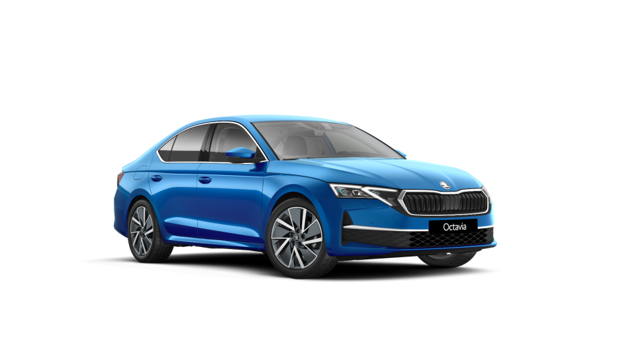 Škoda Octavia, 1,5 TSI Hybrid 110 kW 7° automatická DSG, barva modrá