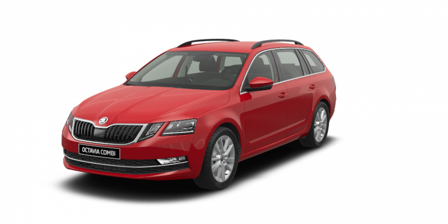 Škoda Octavia, 1,5 TSI 110 kW 6-stup. mech., barva červená