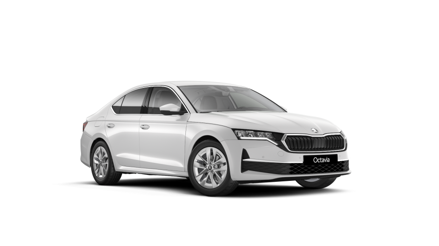 Škoda Octavia, 1,5 TSI m-HEV 110 kW 7-stup. automat., barva bílá