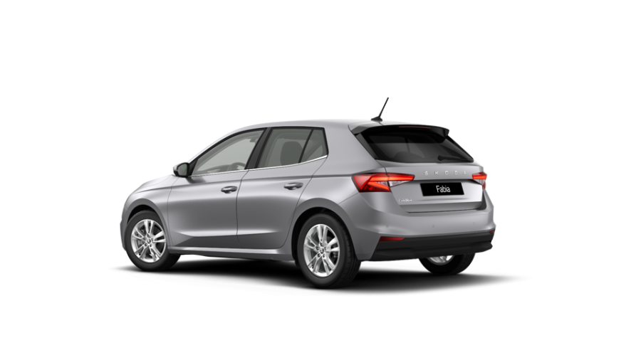 Škoda Fabia, 1,5 TSI 110 kW 7° automatická DSG, barva stříbrná