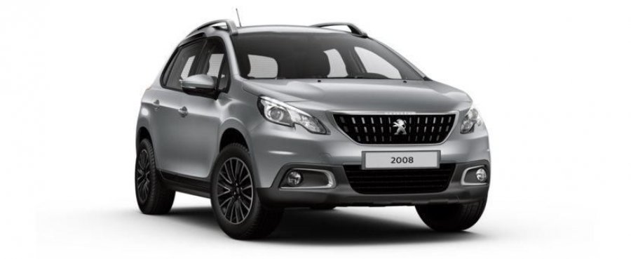 Peugeot 2008, ACTIVE 1.2 PureTech 82k, barva šedá