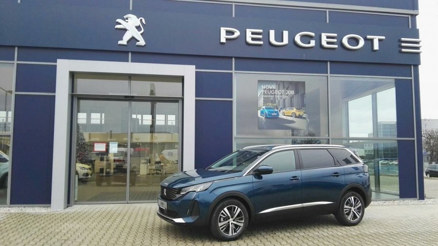 Peugeot 5008, ALLURE 1.2 MAN6 NAVI, barva modrá