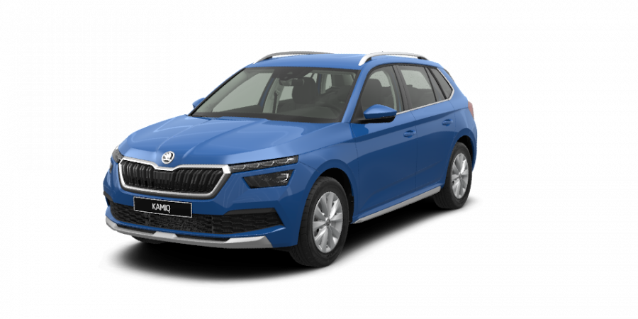 Škoda Kamiq, 1,0 TSI 66 kW G-TEC 6-stup. mech., barva modrá