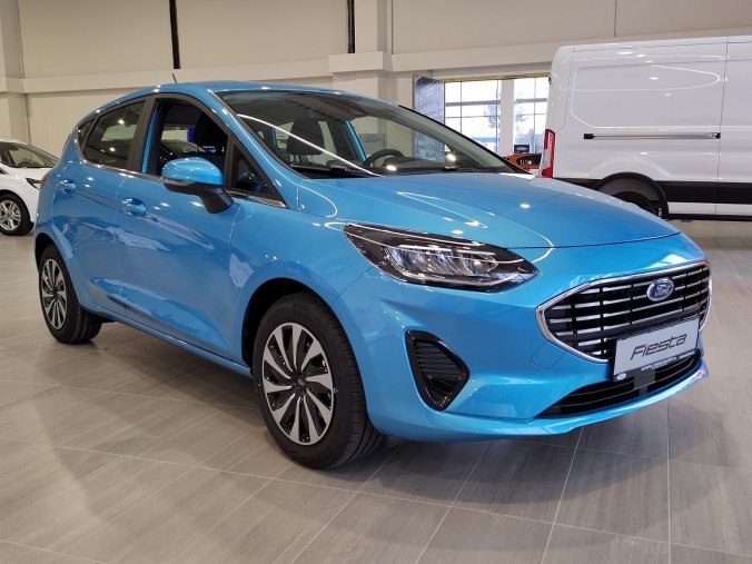 Ford Fiesta, Titanium, 5dveřová, 1.0 EcoBoost 74 kW/100 k, 6st. manuální, barva modrá