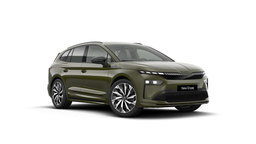 Škoda Enyaq iV, 82 kWh 1-stup. automat., barva zelená