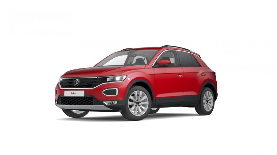 Volkswagen T-Roc, T-Roc Design 1,5 TSI ACT 6G, barva červená