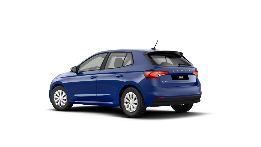 Škoda Fabia, 1,0 MPI 59 kW 5° manuální, barva modrá
