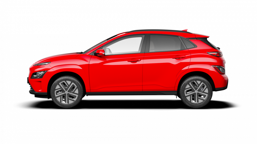 Hyundai Kona, KONA EV 150 kW (elektřina) Stálý redukční převod, barva červená