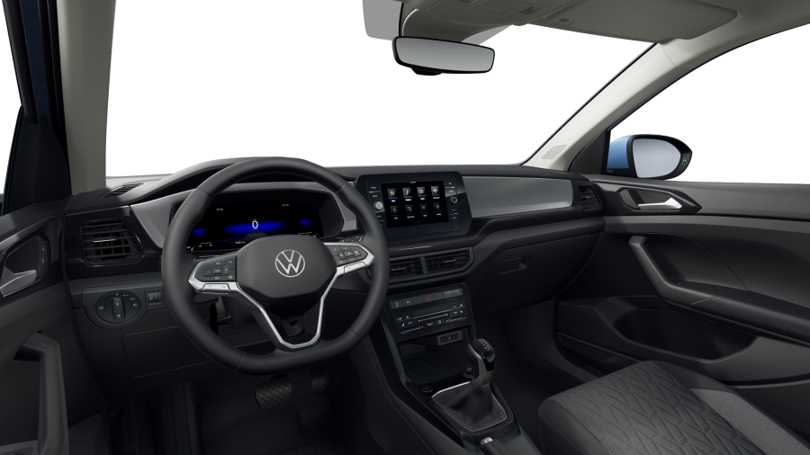 Volkswagen T-Cross, T-Cross Love 1.0 TSI 85 kW 7DSG, barva modrá