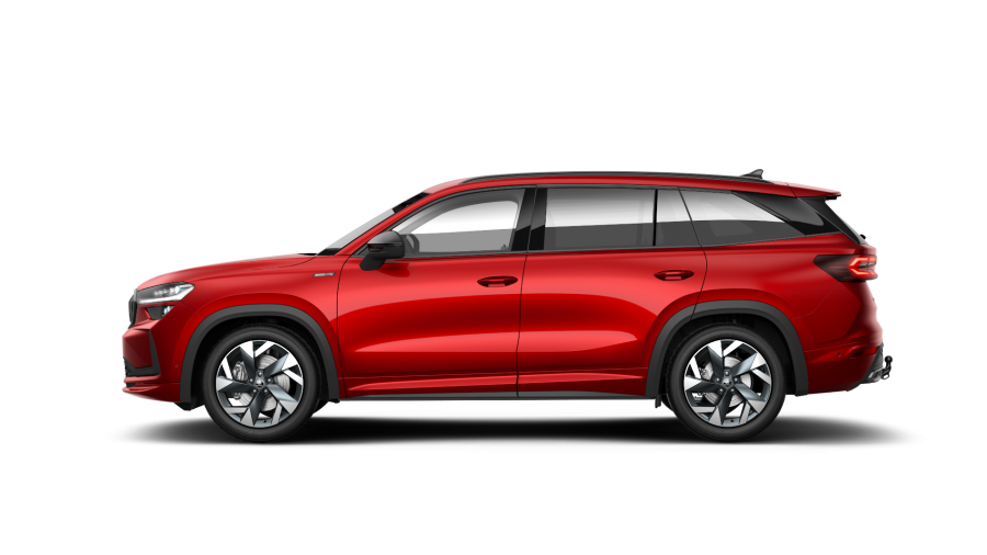 Škoda Kodiaq, 2,0 TDI 142 kW 7° automatická DSG 4x4, barva červená