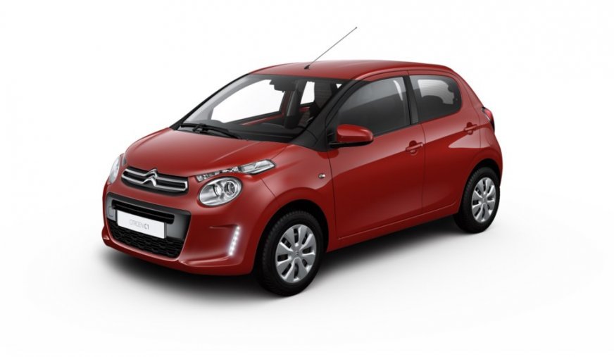 Citroën C1, 1.0 VTi 72, barva červená