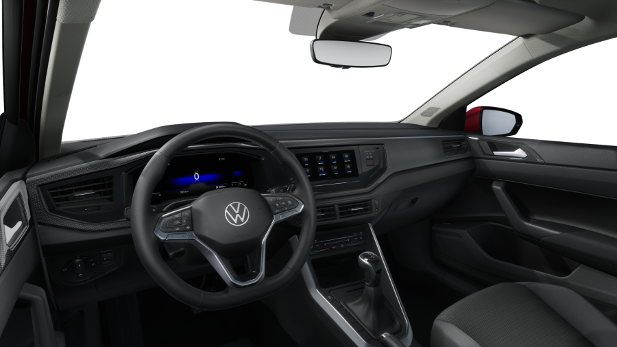 Volkswagen Polo, Polo People 1,0 TSI 70 kW 7DSG, barva červená