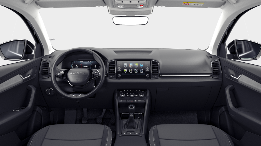 Škoda Karoq, 1,5 TSI 110 kW 6-stup. mech., barva černá