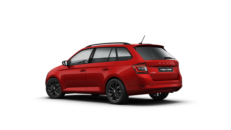 Škoda Fabia, 1,0 TSI 70 kW 5-stup. mech., barva červená